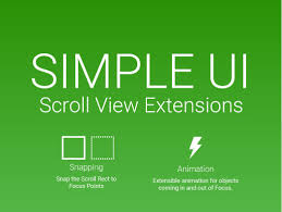 simple ui scroll view extensions