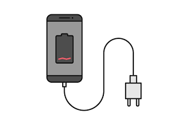 Smartphone Charger Adapter Line Icon