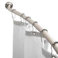 Curved Tension Shower Curtain Rods