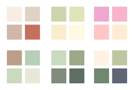 Abstract Color Palette Color Swatches