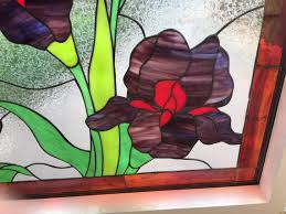 Erfly Iris Leaded Stained Glass