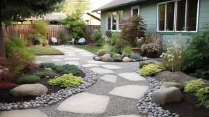 Amazing Backyard Features A Gravel Path