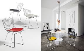 Bertoia Side Chair With Seat Cushion Hive