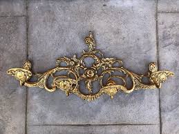 French Bronze Wall Mounted Coat Rack
