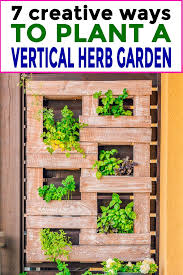 7 Creative Vertical Herb Garden Ideas