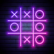 Tic Tac Toe Game Linear Outline Icon