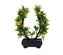 Buy Artificial Plant With Yellow Roses
