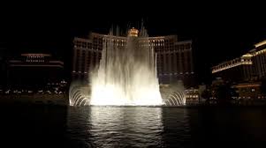 Fountains Show In Las Vegas Stock