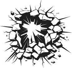Wall Explosion Vector Art Icons And