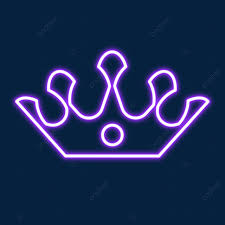 Neon Purple Crown Png Transpa