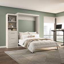 Pur Queen Murphy Bed And Shelving Unit
