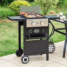 2 Burner Gas Grill And Griddle Combo