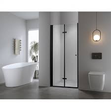 Shower Door Folding Sh01e Black 1200mm