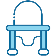 Baby Chair Generic Blue Icon