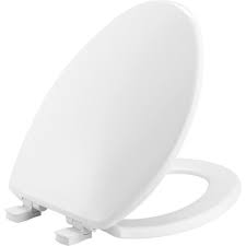 Bemis Whisper Close Elongated Plastic Toilet Seat White 7300slec 000