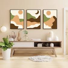 Abstract Landscape Midcentury Wall Art