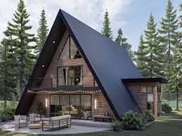 A Frame House Plans The House Plan