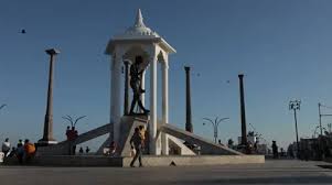 Mahatma Gandhi Statue In Promenade