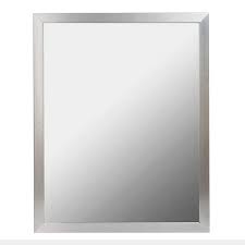 Foremost Am2430p 30 X 24 Framed Bathroom Mirror Nickel