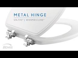 Metal Hinge Toilet Seat Stays Tight