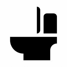 Open Restroom Seat Toilet Wc Icon
