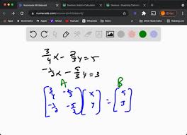 Solved Apply Matrix Algebra To Solve