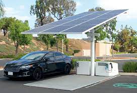 13 solar powered ev arc chargers