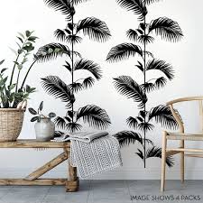 Tempaper Palm Leaf Stripe L And Stick Wall Decals
