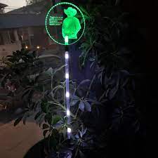 Photo Etched Lighted Solar Garden