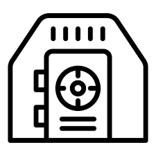 Shelter House Icon Outline Vector