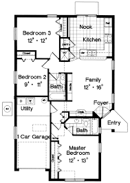 House Plan 63168 Narrow Lot Style