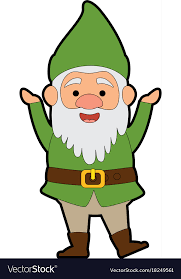 Cute Gnome Character Icon Royalty Free