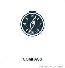 Compass Icon Mobile App Printing Web