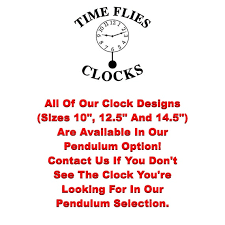 Blue Toile Pendulum Wall Clock Fleur De