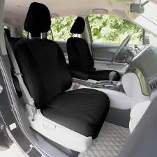 Fh Group Neoprene Custom Fit Seat Covers For 2016 2022 Honda Pilot 26 5 In X 17 In X 1 In Front Set Black