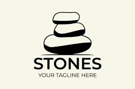 Stone Rock Ilration Design Logo