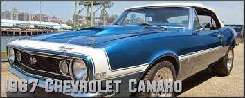 67 Chevrolet Camaro Original Color
