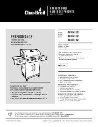 User Manual Char Broil Performance