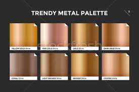 Rose Gold Gradient Template Vector