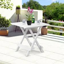 Folding Plastic Garden Side Table