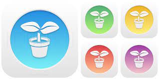 Plant Icon Glow On Style Iconfu