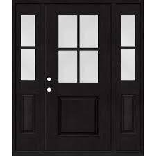 Single Door With Sidelites Front