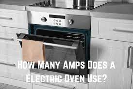 How Many Amps Does An Electric Oven Use