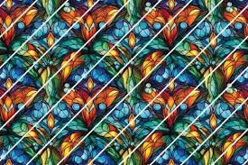 Free Stained Glass Pattern 03 Graphic