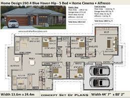 5 Bed House Plans Australia 260 4 M2 Or