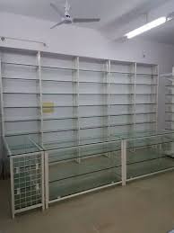 Wall Mounted Glass Shelving Unit For