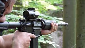 Red Dot Sight Stock Footage Royalty