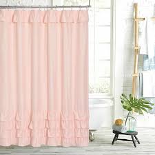 Tiaras Pink Ruffle Shower Curtain