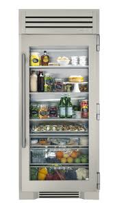 36 Glass Door Refrigerator Column