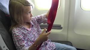 Airplane Seat Belt Stock Footage